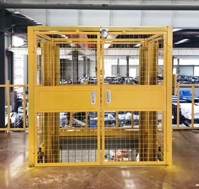 湖南智能导轨式升降机亮相